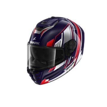 Shark SPARTAN RS BYHRON Casque intégral Bleu Rouge Gris