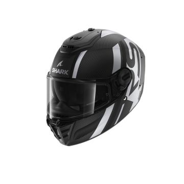 Casque intégral Shark SPARTAN RS CARBON SHAWN Mat Black Silver