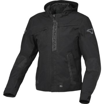 Blouson moto noir Macna Riggor