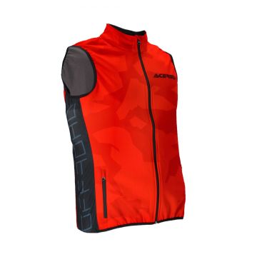 Acerbis SOFTSHELL X-WIND Gilet coupe-vent rouge