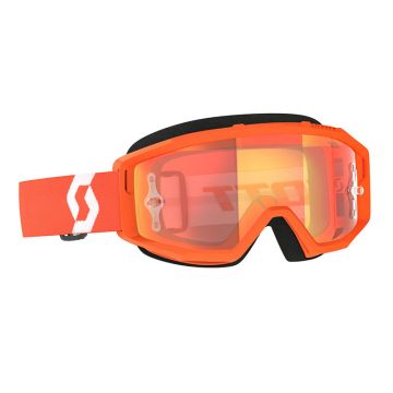 Lunettes de protection Cross Scott Primal orange et blanc oculaire chromé