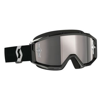 Lunettes de protection Cross Scott Primal noir blanc argent chromé