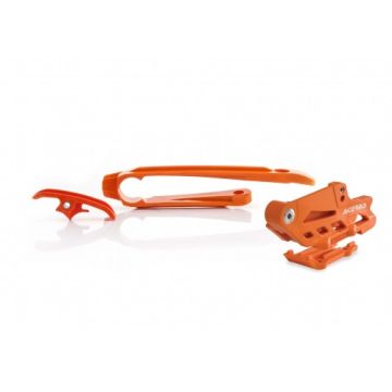 Kit chain eye chain guard Acerbis 0022349 KTM Orange