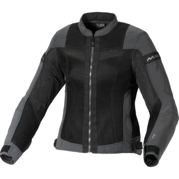 Blouson moto été femme Macna Velotura Noir Night eye