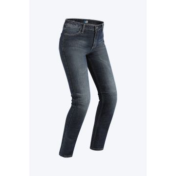 Jean moto femme PMJ - Promo Jeans NEW RIDER Bleu