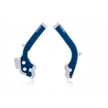 Frame protector Acerbis 0021726 X-GRIP KTM - HUSQVARNA White Blue