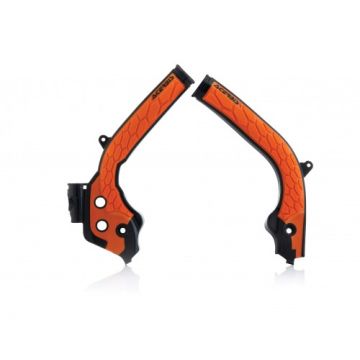 Frame protector Acerbis 0021726 X-GRIP KTM - HUSQVARNA Black Orang