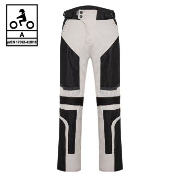 Pantaloni moto estivi Befast DUNE PANT CE Certificati Nero Grigio