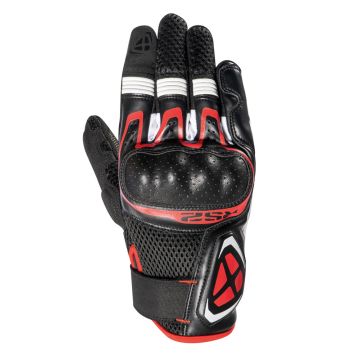 IXON Gants RS2 noir blanc rouge