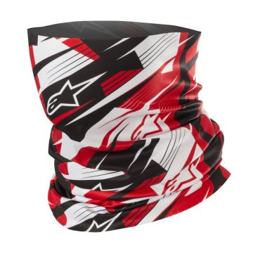 Alpinestars Blurred Neck Tube Black Black White Red