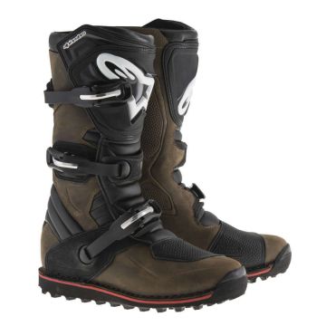 Alpinestars Tech T off road Boots Brown Oiled