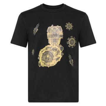 T-shirt Carburo MOTOR Nero