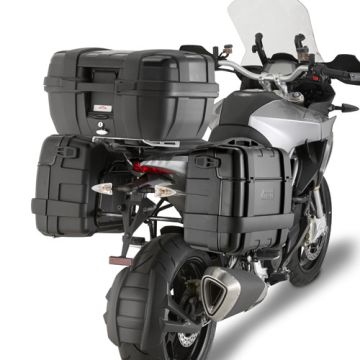 Givi TRK46B TREKKER Monokey with aluminum finish 46lt black