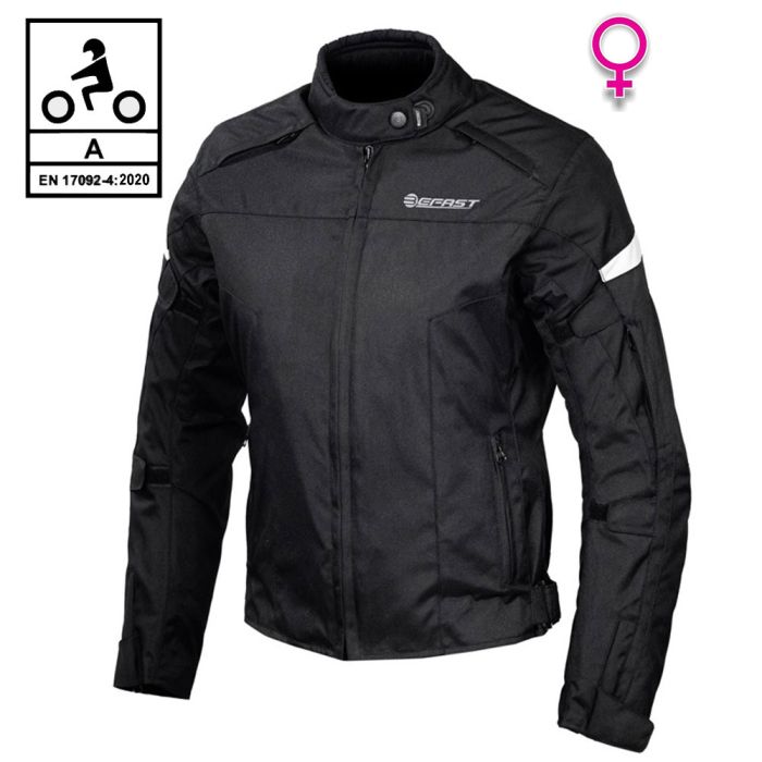 Giacca moto donna Befast STREET Lady CE Certificata Nero