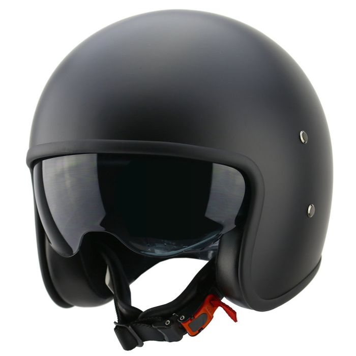 Casco jet Carburo Urban Class Nero opaco