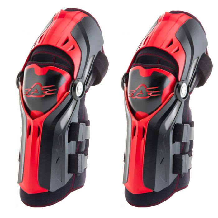 Acerbis Gorilla knee protectors Black Red