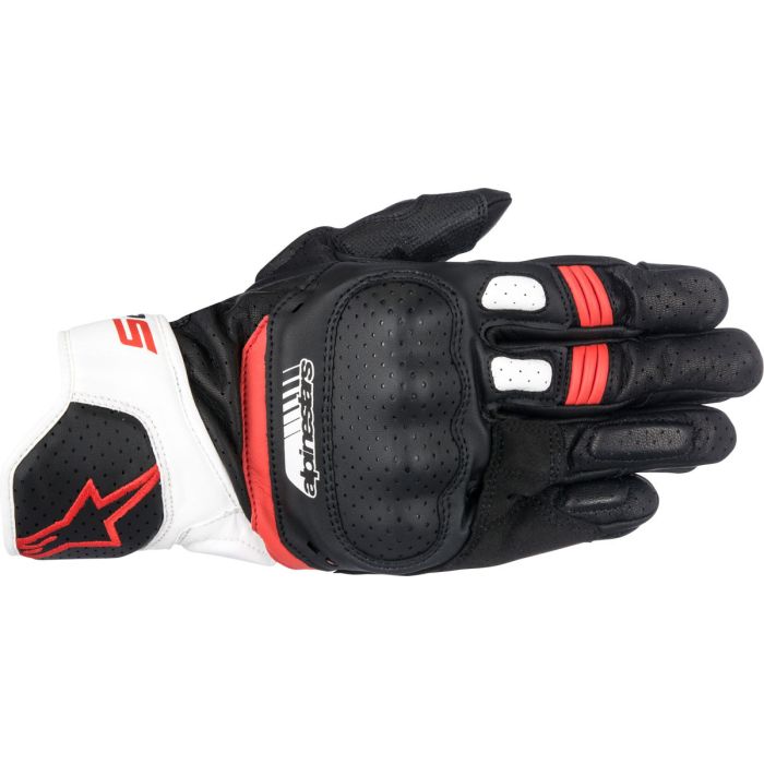 Alpinestars SP-5 gloves black white red