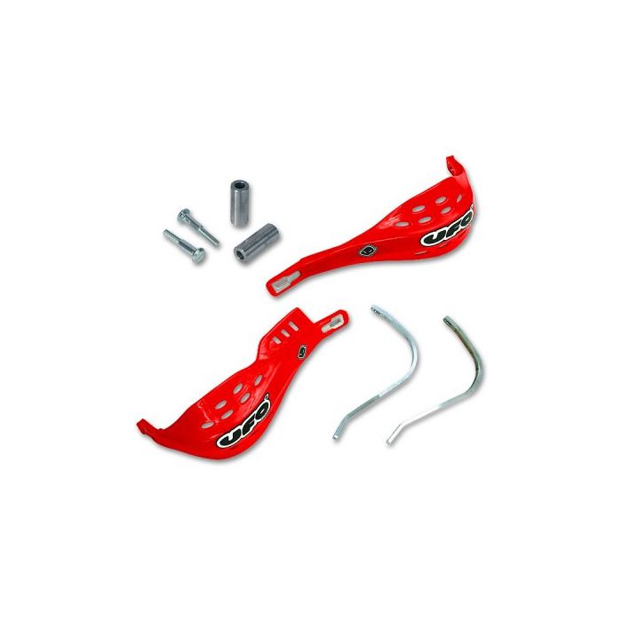 Ufo Jumpy Supermotard universal handguards Pro-Taper Red