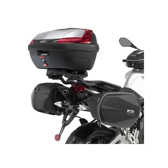 Givi tubular supports for Aprilia